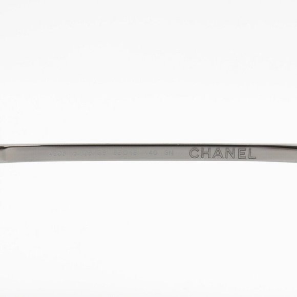 CHANEL 4206 sunglasses Silver / blue plastic Women - Picture 8 of 10